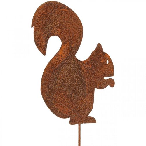 Artikel Havestik egern patina dekorativt stik 20cm