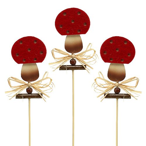 Floristik24 Toadstool plug 7cm L33.5cm 16pcs