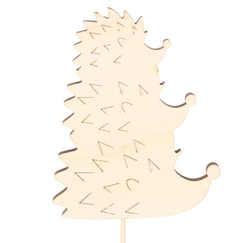 Dekorative havepæle - Farverig pindsvinfamilie - 34 cm, 12 stk. | Floristik24.dk