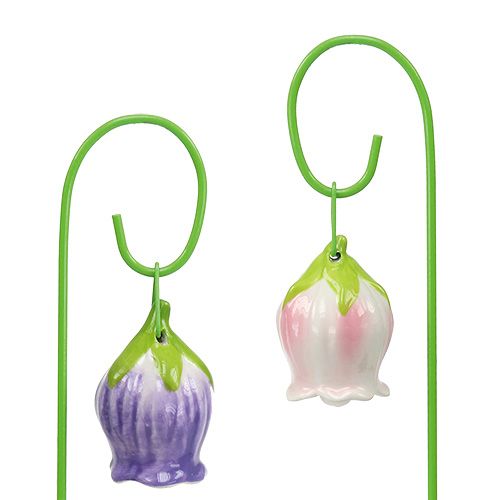 Floristik24 Keramisk blomsterprop 5cm 28cm 8stk