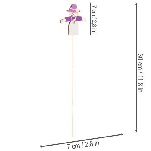 Træfugleskræmseldekorationer, assorterede farver, 30 cm, 12 stk. | Floristik24.dk