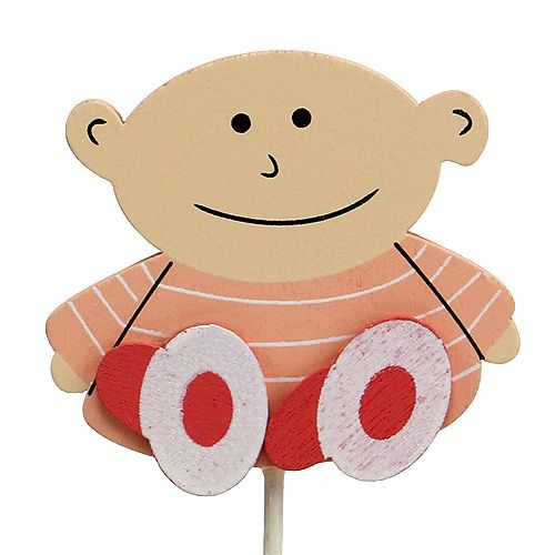 Artikel Stik Baby 5cm L25cm Pink 20 stk