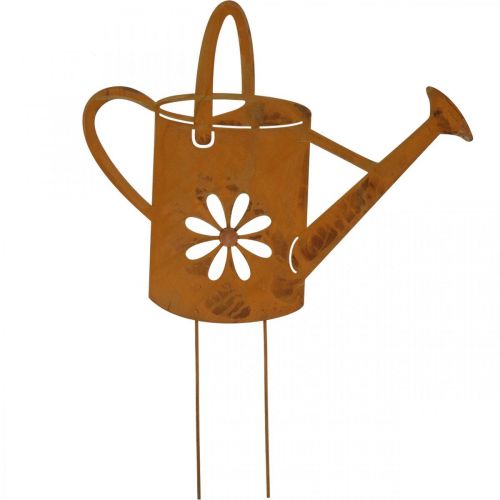 Floristik24 Blomsterprop vandkande, haveprop af metal, rustdekoration L39cm