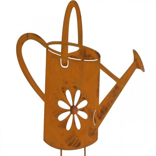 Floristik24 Blomsterprop vandkande, haveprop af metal, rustdekoration L39cm