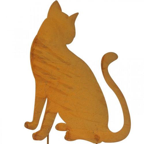 Artikel Patina Garden Stake Cat Bed Stake Retro H50cm