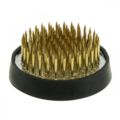 Artikel Blomster pindsvin stik pindsvin Kenzan Ikebana messing rund Ø 40mm