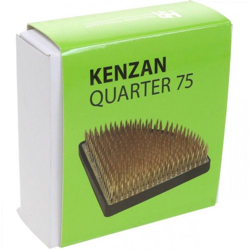 Artikel Plug-in pindsvin Kenzan kvart isætningshjælp sølv messing 80×80 mm
