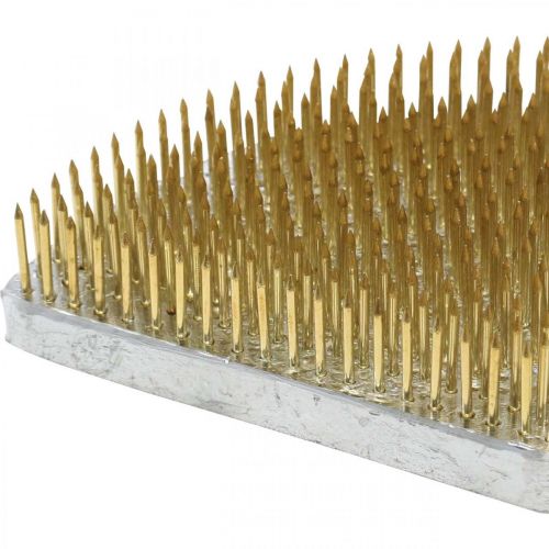 Artikel Plug-in pindsvin Kenzan kvart isætningshjælp sølv messing 80×80 mm