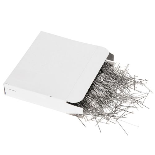 Floristik24 Forsølvede jernnåle, forniklet, 105/30 mm, 500 g