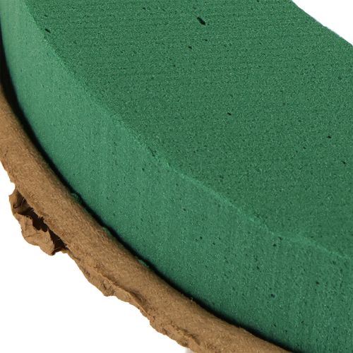 Artikel Blomsterskumkrans våd blomsterskum på pap Ø30cm 2 stk.