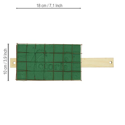 Artikel Blomsterskumsten Florette Eco træbase 18×10 cm