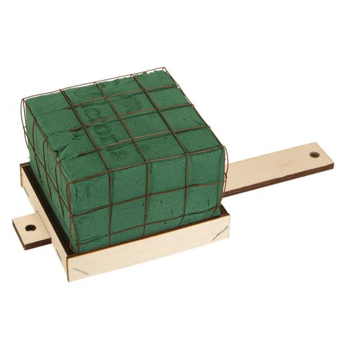 Floristik24 Blomsterskumsten Florette Eco med træ 10×10 cm