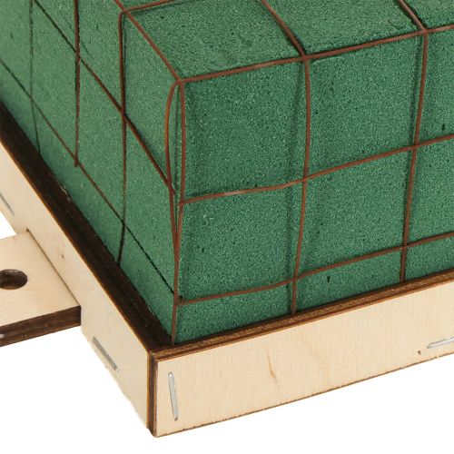 Artikel Blomsterskumstensbund af træ Florette Eco 12×10 cm