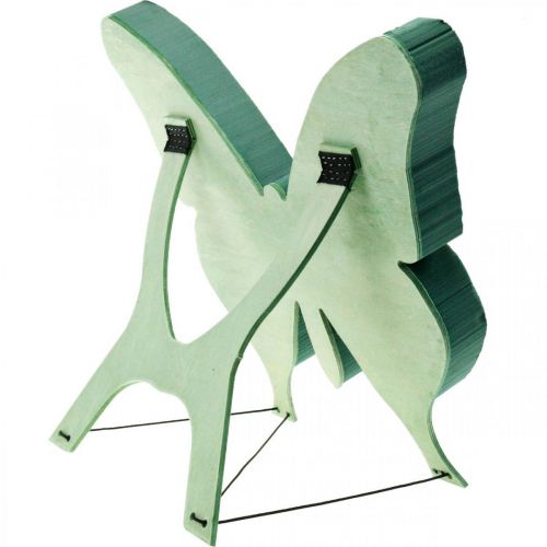 Artikel Blomsterskum figur sommerfugl med stativ 56cm x 40cm