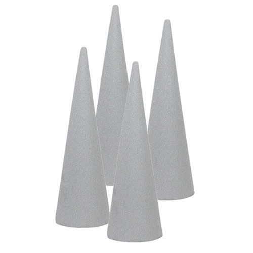 Floristik24 Blomsterskum SEC kogler 32cm 4 stk