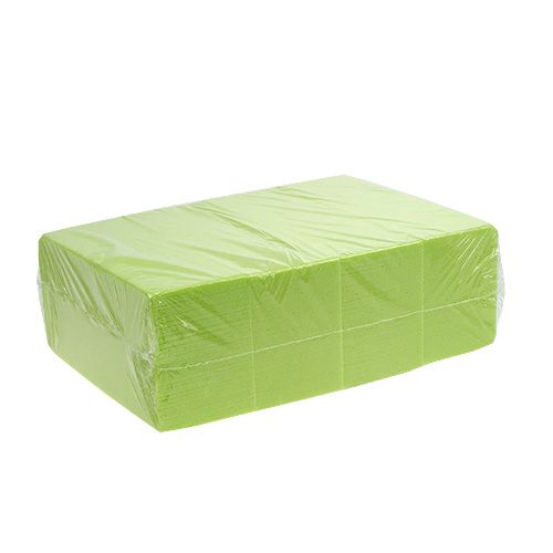 Floristik24 Floral Foam Bricks Rainbow Lime Green 4stk