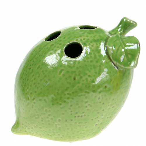 Floristik24 Stentøjsvase Lemon Lime Green 15cm