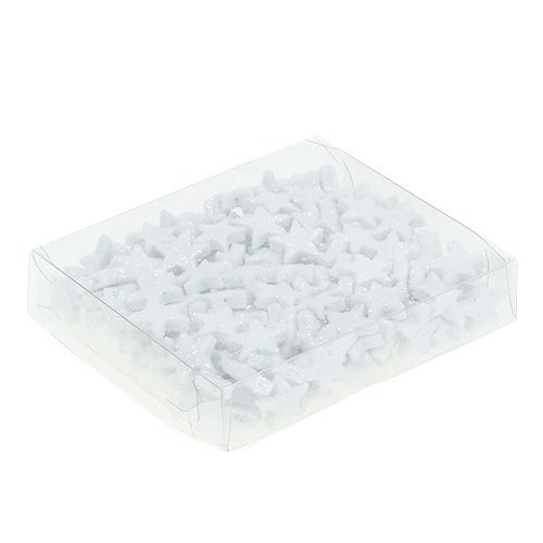 Artikel Star Glitter 1,5cm til overdrysning af hvid 144stk