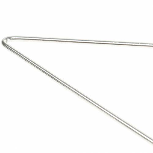 Floristik24 Dekorativ stjerne sølv 40cm 4stk