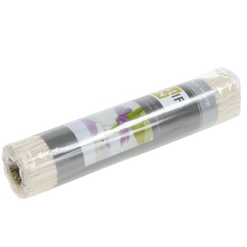 Floristik24 Stofbånd bordløber creme 26cm x 300cm