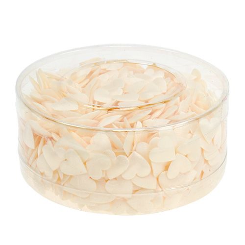 Floristik24 Stofhjerte til dryssende fløde 800stk