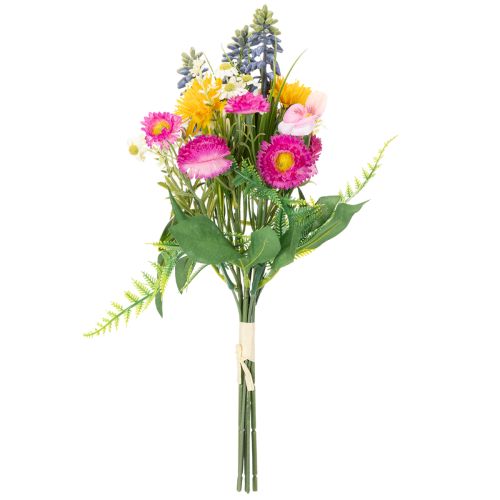 Artikel Kunstig blomsterbuket, forårsdekoration til stue og kontor, 37 cm