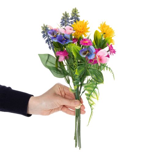 Artikel Kunstig blomsterbuket, forårsdekoration til stue og kontor, 37 cm