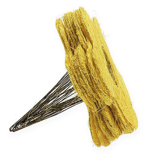 Floristik24 Sisal manchet gul Ø20cm blomstermanchet 8stk