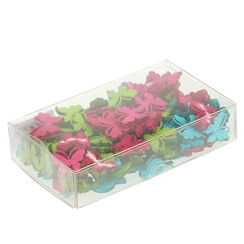 Artikel Sprededekoration træfugl sommerfugl assorteret 2 cm