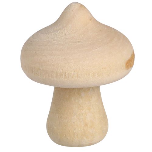 Artikel Scatter dekoration mini svampe træ dekoration naturel med bark Ø2cm 36 stk