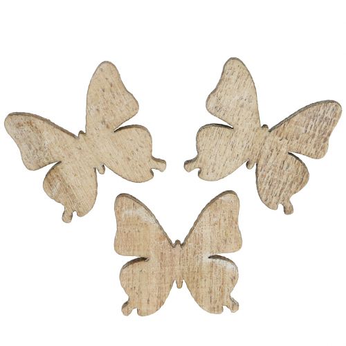 Artikel Scatter dekoration sommerfugletræ natur 2cm 144 stk