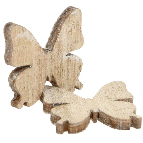 Artikel Scatter dekoration sommerfugletræ natur 2cm 144 stk