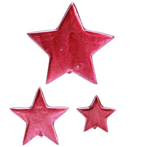 Konfetti Stjernedekoration Bær Ø3/4/7cm – 2. valg – 44 stk
