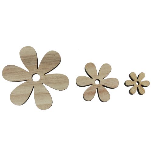 Floristik24 Scatter dekoration træ blomster natur brun bordpynt Ø2-6cm 20 stk