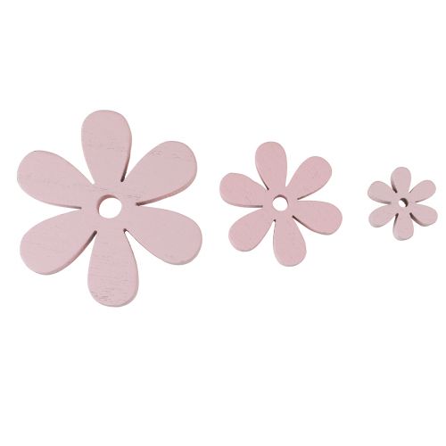 Floristik24 Scatter dekoration træ blomster pink borddekoration sommer Ø2–6cm 20stk