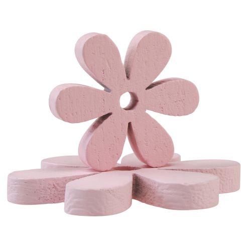 Artikel Scatter dekoration træ blomster pink borddekoration sommer Ø2–6cm 20 stk