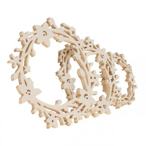 Scatter dekoration træ blomsterkrans scatter dele spring hvid Ø3–5cm 24p