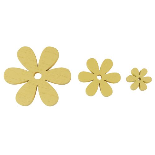 Artikel Scatter Dekoration Træ Gule Blomster Sommer Borddekoration Ø2–6cm 20 stk