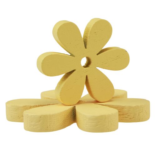 Artikel Scatter Dekoration Træ Gule Blomster Sommer Borddekoration Ø2–6cm 20 stk