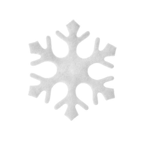 Scatter dekoration snefnug hvid 3,5cm 120p