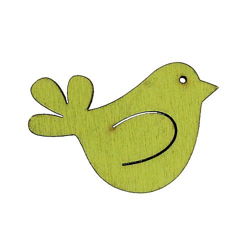 Floristik24 Sprøjtedekoration fugl assorterede farver 2,5-4 cm 36p