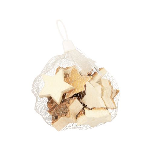 Floristik24 Scatter dekoration Julestjerner træstjerner med bark Ø5cm 12 stk