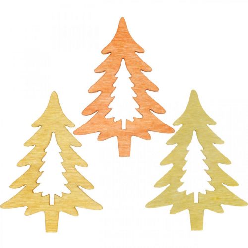 Floristik24 Scatter dekoration juletræ appelsin 4cm 72 stk