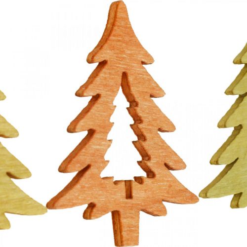 Artikel Scatter dekoration juletræ appelsin 4cm 72 stk