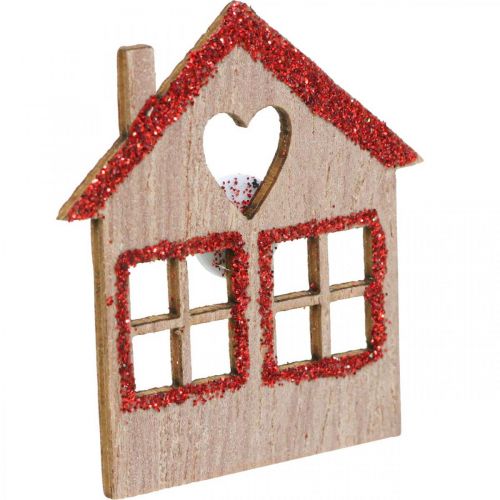 Artikel Scatter dekoration Jul Jule dekoration hus 4,5×5cm 72 stk