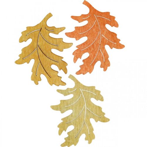 Artikel Borddekoration efterår efterårsblade scatter dekoration blade 4cm 72p