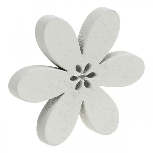 Artikel Træblomster spredte dekorationsblomster lilla/lyserøde/hvide Ø3,5cm 48 stk.