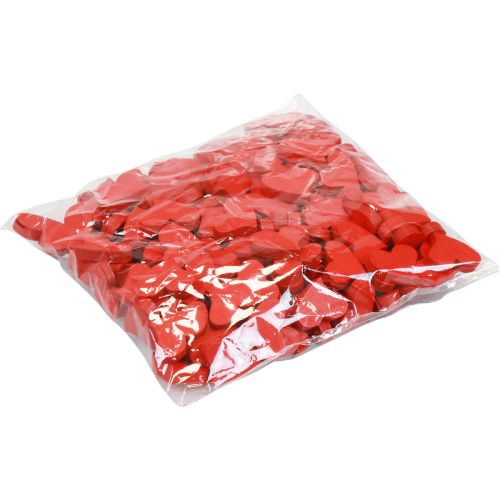 Artikel Scatter dekoration hjerter dekoration træhjerter borddekoration rød 2cm 180 stk