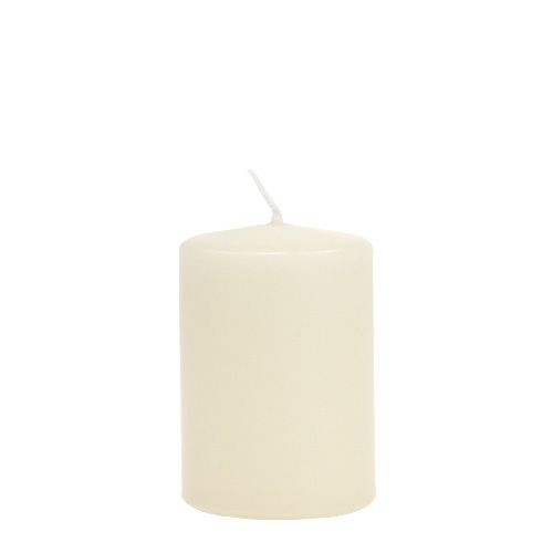 Floristik24 Søjlelys 120/80 creme 6 stk