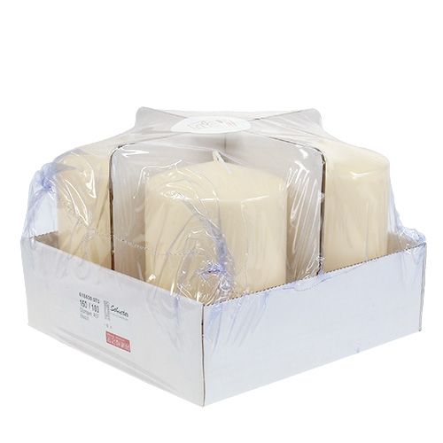Artikel Søjlelys 150/100 creme 4 stk